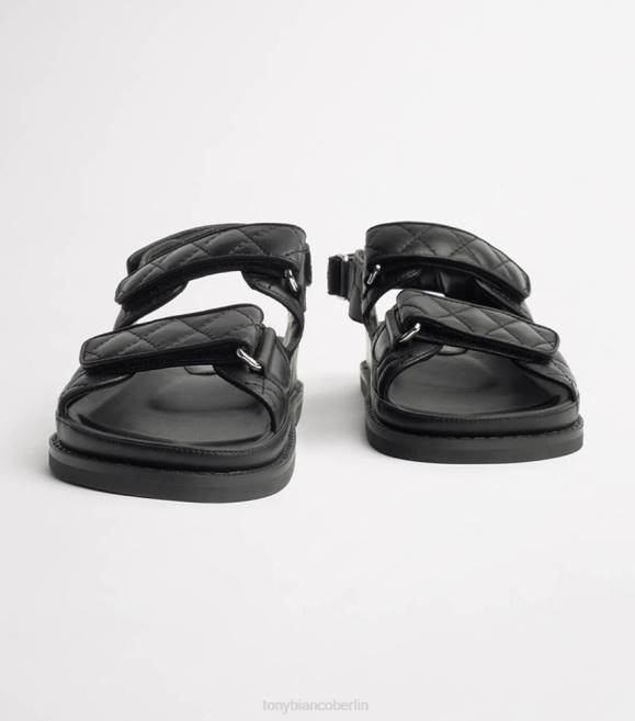 Sandalen| de Tony Bianco Frauen Hiranni-Sandalen schwarzes Schafsnappa 4624614